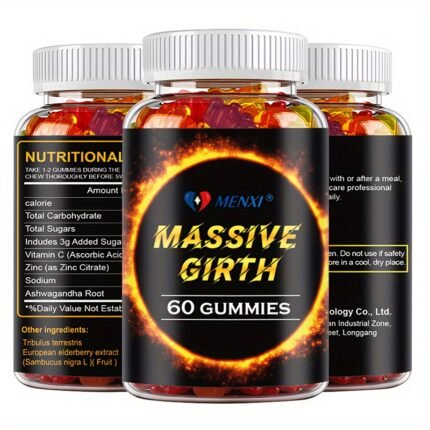 3 Bottles of Men's Gummies, Provide a Happy Life for Men and Women, the Best Gift, 180 Gummies