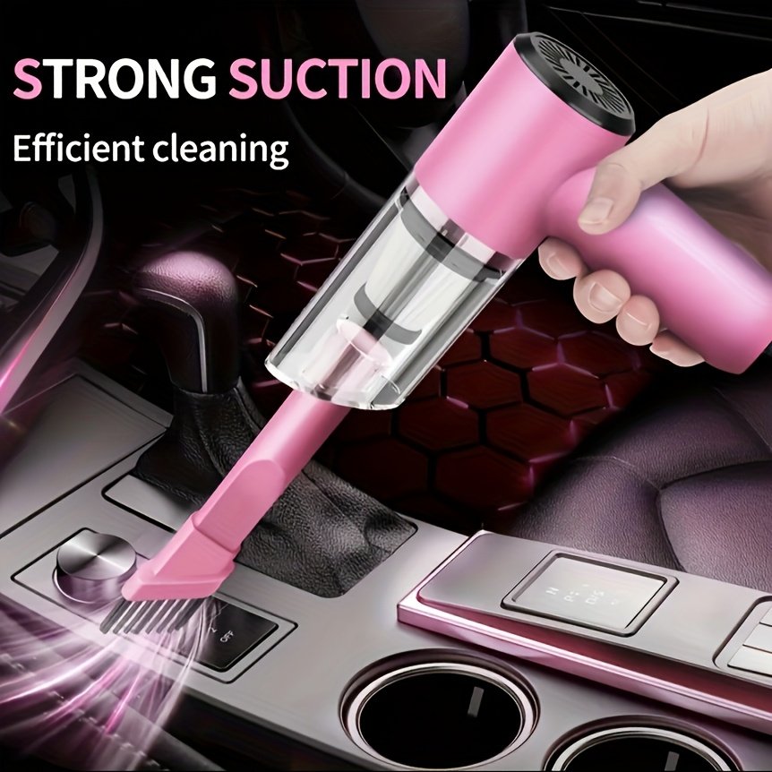 020907fe-7a8b-405a-be9f-8501e95ffef3.jpg 12V Compact Handheld Car Vacuum - Powerful, Wired for Easy Dust & Pet Hair Removal - Includes Accessories Kit - Silent Operation - Image 1