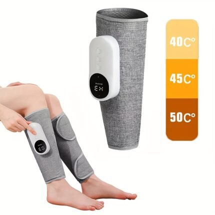 Cordless Leg Massager with Three Modes, Featuring Air Compression And Heat, Makes an Ideal Present for Christmas, Mother'S Day, Or Father'S Day. This Electric Device Offers Heated Calf And Foot Massage with Three Intensity Settings, Designed for One Leg., Perfect Gift Idea!, Circulation Booster, Parent Commute Support, Heartfelt Gift