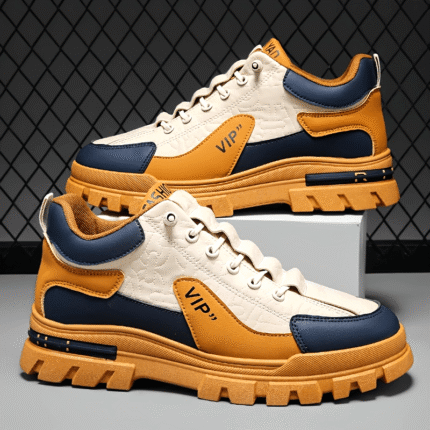 Men's Casual Slip-On Sneakers - Non-Slip, All-Season Shoes with Durable Sole