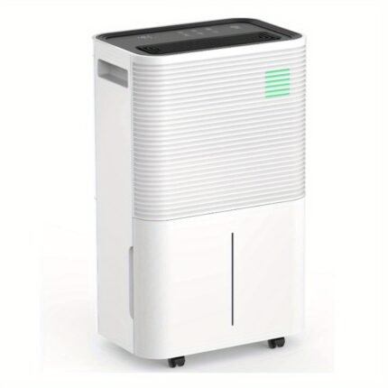 3000 Sq.Ft Max 80 Pint/Day/ Mid 50 Pint/Day (Standard 22Pint/Day) Dehumidifier with Drain Hose, 24H Timer, Auto Shut Off, Sleep Mode, 6.5L(1.7 Gal), 4.8L(1.2 Gal) Water Tank, Wheels & Handle, 30-80% Humidity Control for Home/ Large Room/ Basements.