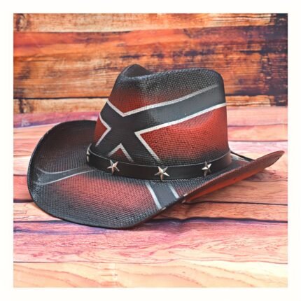 1pc OIERNFE Retro Western Style Outdoor Sports Cowboy Hat - Wide Brim, Breathable Snake Light Beige Pattern, Adjustable Fit for Summer, Red/Black/White/Gray, Python Light Beige Texture