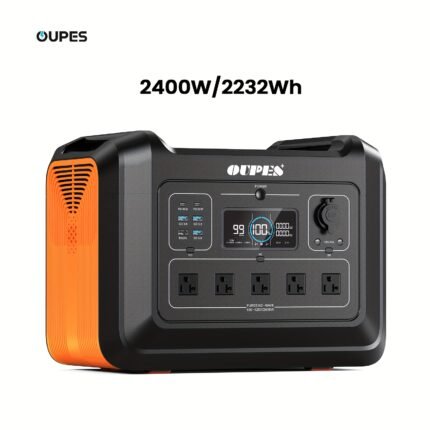 OUPES 2400W/2232Wh Portable Power Station Solar Generator Battery Camping Backup Battery Pack Power Supply for CPAP Outdoor Load Trip Camping Emergency Backup, Portable Generator for Camping, Portable Battery Power Station, Solar Panels for Camping, Generator for Camping, Outdoor Power Source, Lightweight Generator, Rugged Construction, Solarpowered Generator, Highcapacity Battery, Portable Inverter, Home Backup Users, Outdoor Enthusiasts