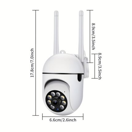 Secure Your Home with A Wireless WiFi Camera Panoramic pan/tilt rotation Camera with Motion Detection, Full color night vision, And Two-way voice call, Indoor Surveillance, Home Security, Sleek Security, Modern Surveillance, Highquality Lens, Durable Construction, Smart Home Device, Techsavvy Users, Business Owners, Cctv At Home
