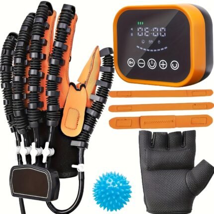 Rehabilitation Robot Gloves Upgrade Hand Rehabilitation Equipment, With Automatic Hand Training Gloves USB Charging And Power Adjustment Function, Hand Rehabilitation Finger Training, Independent And Combined Finger Training