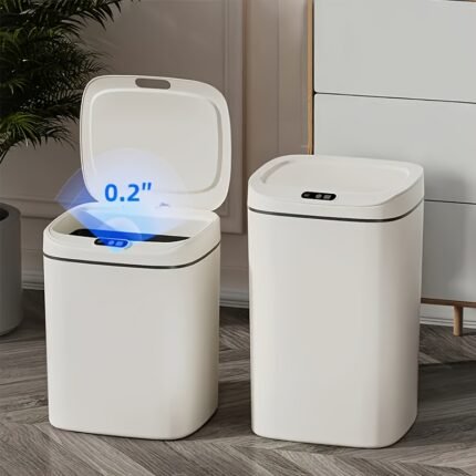 16 Liter Household Intelligent Garbage Bin - Induction Switch - Electric Garbage Bin for Kitchen And Toilet - Long-lasting Sealing, Away From Odors, Guarding The Freshness Of The Home