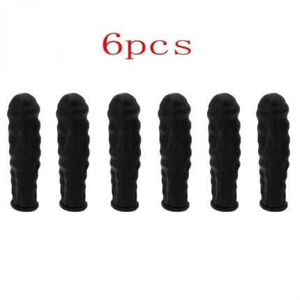 10pcs/6pcs of non-slip latex finger covers, suitable for home-sports-relaxation, durable and comfortable, perfect choice for Valentine's Day., Sports Accessories, Wellness Tools, Flexible Design, Smooth Texture, Highquality Rubber, Latex Material, Hand Covers, Nonslip Covers, Fitness Enthusiasts, Yoga Practitioners
