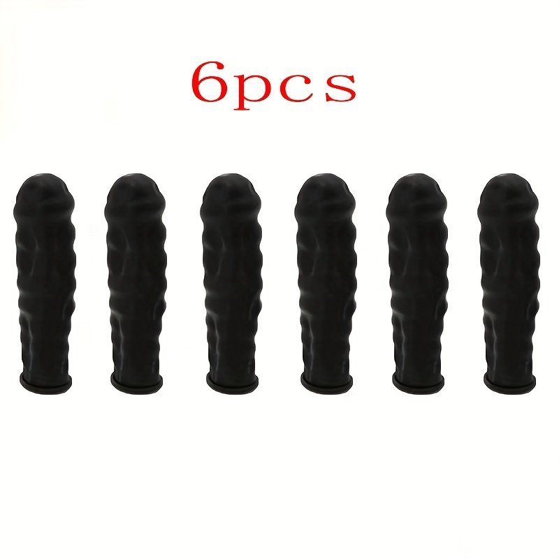 0f800a9c-5d9b-48c8-8049-af1a6357ad2e.jpg 10pcs/6pcs of non-slip latex finger covers, suitable for home-sports-relaxation, durable and comfortable, perfect choice for Valentine's Day., Sports Accessories, Wellness Tools, Flexible Design, Smooth Texture, Highquality Rubber, Latex Material, Hand Covers, Nonslip Covers, Fitness Enthusiasts, Yoga Practitioners - Image 1