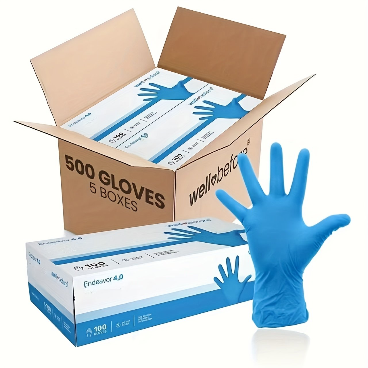 0f878a05-77e9-4c10-9c65-1cc72c8c7b78-1.jpg 500pcs/100pcs Anti-slip Nitrile Gloves, Suitable For Aquarium Cleaning & Pet Care, Cost-Effective (S, M, L) - Image 1