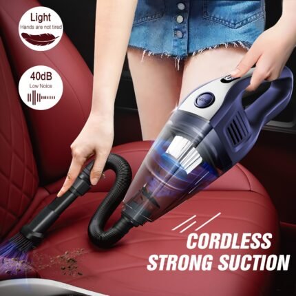 Portable Vacuum Cleaner Wireless Handheld Vacuum Cleaner for The Family Car, Powerful Suction USB Charging Mini Cleaning Vacuum Cleaner, Has A Variety Of Accessories, Suitable for The Car, Home, Office And Other Slit Tools, Car Vacuum Cleaner High Power, Cordless Handheld Vacuum, Vacuum Cleaner for Home Heavy Duty, Wet And Dry Vacuum Cleaner, Stick Vacuum Cleaner, Home Cleaning Tool, Office Cleaning, Compact Design, Lightweight Vacuum, Durable Construction,