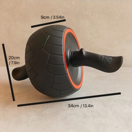 Ab Roller Wheel for Core Strength & Muscle Toning, Dual Wheel Design for Stability, Non-Slip Handles for Comfort, Perfect for Home Gym, Full Body Workout Abs, Back, and Arm Exercises, Durable, Portable Fitness Equipment for All Fitness Levels, Abdominal Exercise, Back Exercise, Compact Exerciser, Spacesaving Equipment, Sturdy Handles, Smooth Rolling, Exercise Wheel, Muscle Trainer, Home Workout, Strength Trainers