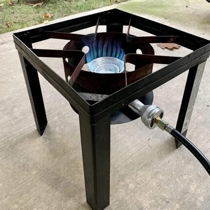 4FT Adjustable Propane Regulator and Hose Kit with Orifice - 0-20 PSI, Metal and PVC Construction, Ideal for Turkey Fryer, Fish Cooker, Fire Pit, Forge & More, Gas Burner Hose Replacement, Fire Pit Accessory | Adjustable Pressure Kit | Durable Construction, Propane Regulator