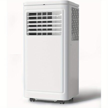 1pc Portable Air Conditioner, 10000 BTU (6000 BTU SACC)for Room Up To 450 Sq. Ft, Portable AC With Dehumidifier & Fan, 2 Fan Speeds, 24H Timer, Remote Control, Energy Efficiency