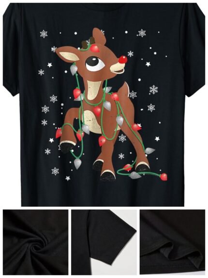 Rudolph Red Nosed Reindeer Christmas Men's T-shirt