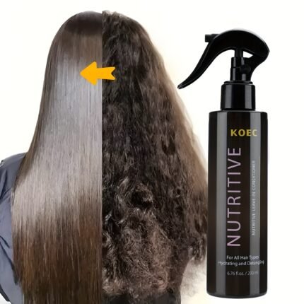 200ml/6.76fl.oz Hair conditioner spray, Ultra Nourishing Leave-In Conditioner Spray & Detangler-Curly Hair products with Argan Oil, Hydrates Curly, Dry, Damaged Hair with Anti-Frizz, Softness & Shine Suitable for All Hair Types, Hair Care Must Have