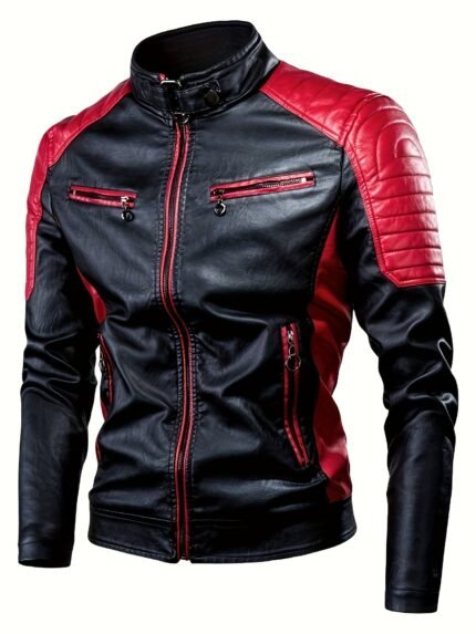 Men's Faux Leather Jacket