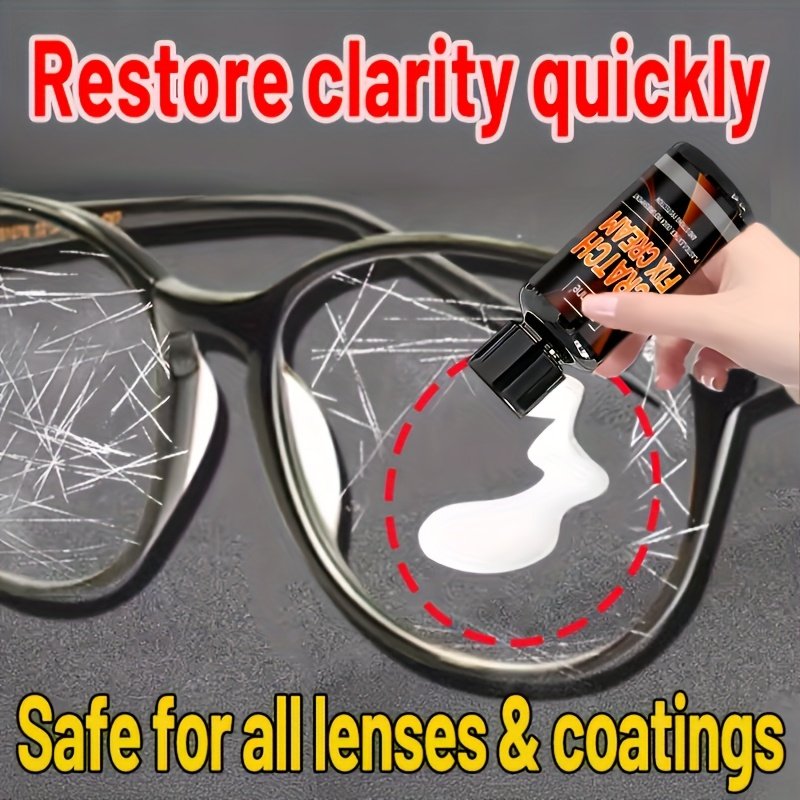 234aa24e-5492-44c8-9610-2fdf53a1ed4b-1.jpg Multi-Purpose Glass And Lens Scratch Repair Kit - Restores Clarity And Smooth Surface - for Car Windows, Side Mirrors, Watch Glass, Eyeglasses And Glasses - Image 1