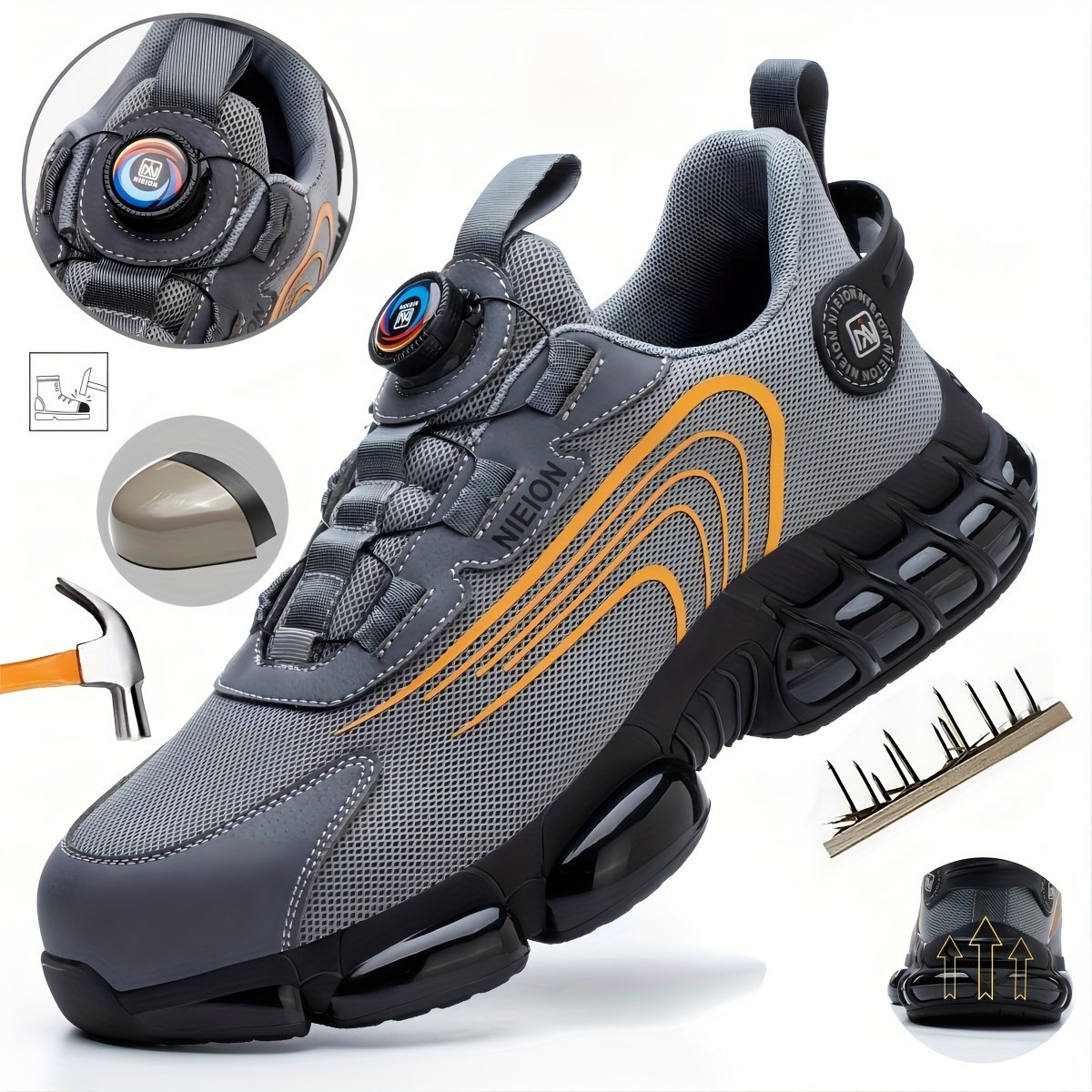 256b7eb2-4131-4098-a3b5-d3315e13a57a-1.jpg New Work Sneakers Protective Shoes Safety Industrial Puncture-Proof Anti-smash Steel Toe Shoes Men Safety Shoes Women Work Shoes - Image 1