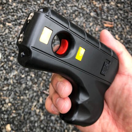 Cool 2-in-1 Tactical Stun Gun with LED for Self Police Strength Power, Deter Attackers, Concealed Technology, with Safety Disable Pin Rechargeable Battery