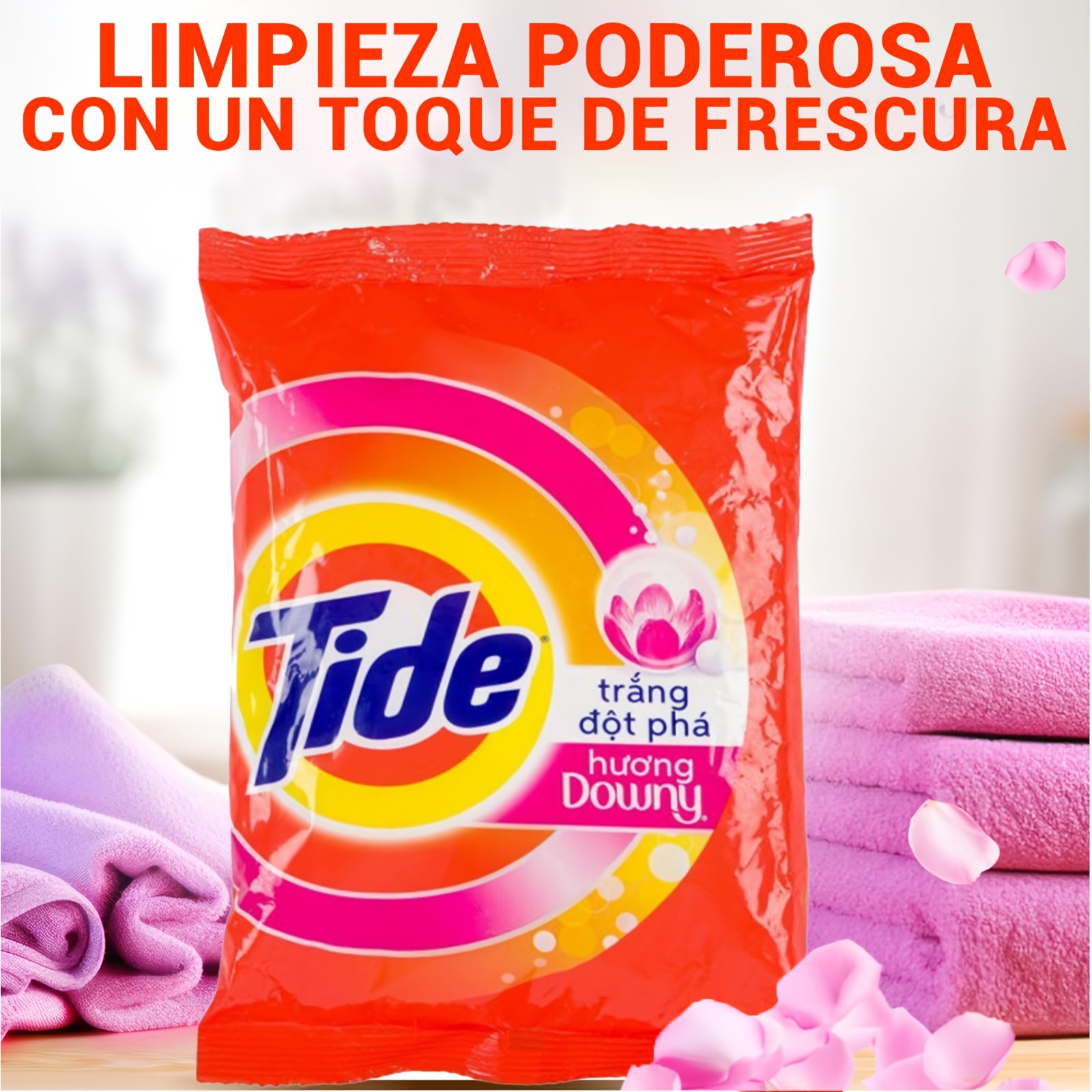29b707fb-6716-473b-960f-e819b97f6cfa.jpg 1/2/3pcs Tide with Downy Powder Laundry 350g/690g/1380g/2070g (12.35oz/24.3oz/48.6oz/72.9oz) 3-in-1 Efficiency, Long-Lasting Fragrance & Color Protection, Ultra-Concentrated, HE Safe (Fresh Scent) for All Machines(Packaging May Vary) - Image 1