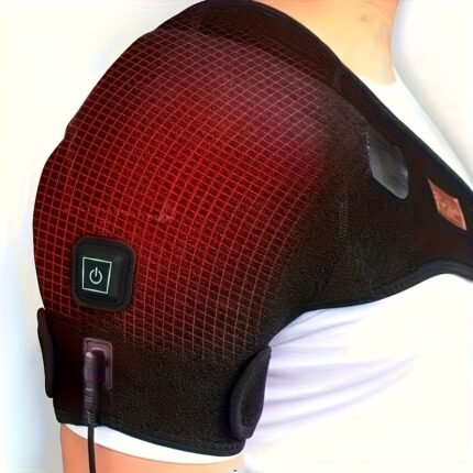 Adjustable Electric Shoulder Heater with USB-Powered Heating - Adjustable Temperature Control, Ergonomic Design for Neck, Shoulder & Back - Ideal Gift for Men & Women, Perfect for Mother'S Day, Father'S Day, Thanksgiving, Indoor Use, Heaters for Indoor Use, Comfortable Fit, Durable Construction