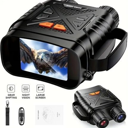 INSKAM Dual Tube Digital Night Vision, Night Vision Goggles, 2.8-inch Screen, USB/ Battery Dual-use, Convenient Handheld Night Vision Device, Suitable for Wildlife Observation, Outdoor Camping, Travel, And Farm Monitoring, Mens Gift