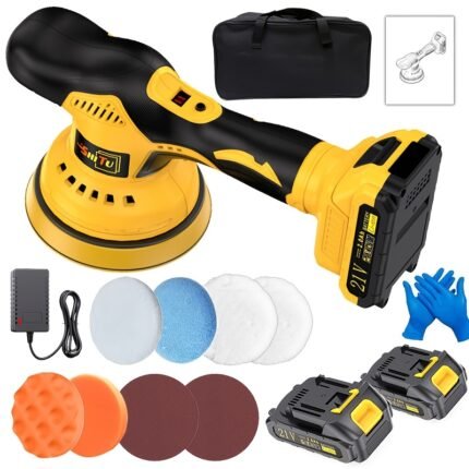 Lithium ion polishing machine, wireless polishing equipment, car polishing machine, wireless car polishing, lithium-ion battery, suitable for car beauty, waxing, polishing, scratch removal, and bathroom cleaning, Car Polisher Machine, Polisher for Car Detailing, Car Waxing Tool, Vehicle Maintenance, Lightweight Equipment, Ergonomic Tool, Durable Construction, Efficient Polishing, Auto Care Equipment, Detailing Tool, Car Owners, Car Enthusiasts