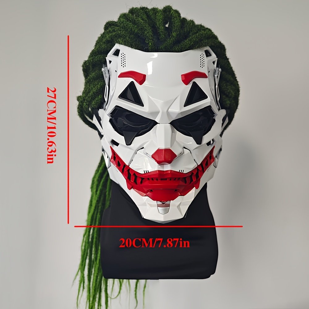 3619fbee-a71c-4ad7-9e6f-a75195847ee2.jpg Halloween Clown Cosplay Masks Joker Mask Halloween Party Costume Props Masquerade Carnival Party Mask - Image 1