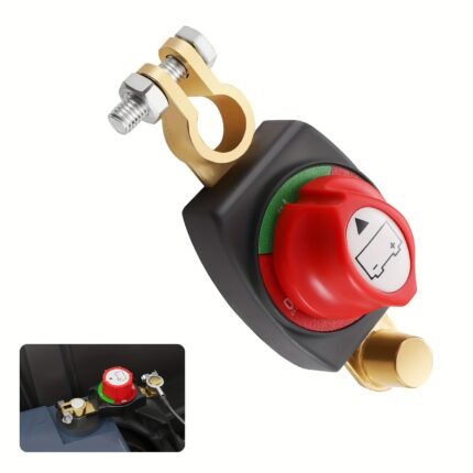 High-Quality Battery Disconnect Switch for 12V-48V Systems, Ideal for Cars, Rvs, Boats, And Other Vehicles