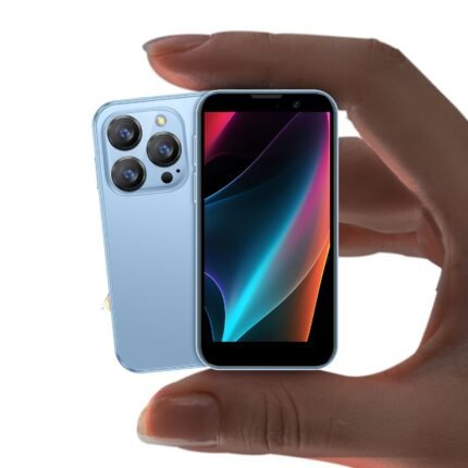 Mini Phone 3G Unlocked World's Smallest Mini Smartphone 3.0'' Touch Screen Compact Mobile Phone for Kids & Students with Dual SIM Quad Core Face ID GPS 2GB+16GB Black Best Backup Phone Best Creative Gift