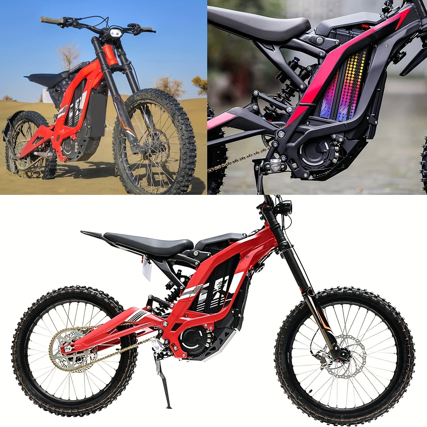 384c4e64-7a89-4047-828b-7eccf85fd32a.jpg Engine Chassis Protection Motorcycle Skid Bash Plate Frame Guard for Sur Ron Light Bee X and S Dirt Bike - Black, Offroad Biking, Protective Cover, Durable Construction, Bumper Guard, Adventure Bikers - Image 1