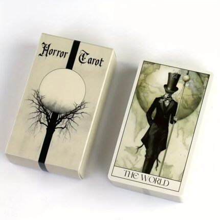 New Horror Tarot Cards, 78 Sheets, Holiday Gift for Family Parties Suitable for Ages 14+