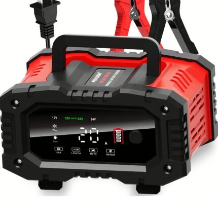 20A Portable 300W High Power 12V24V Charger Portable Car Battery Charger, Without Battery