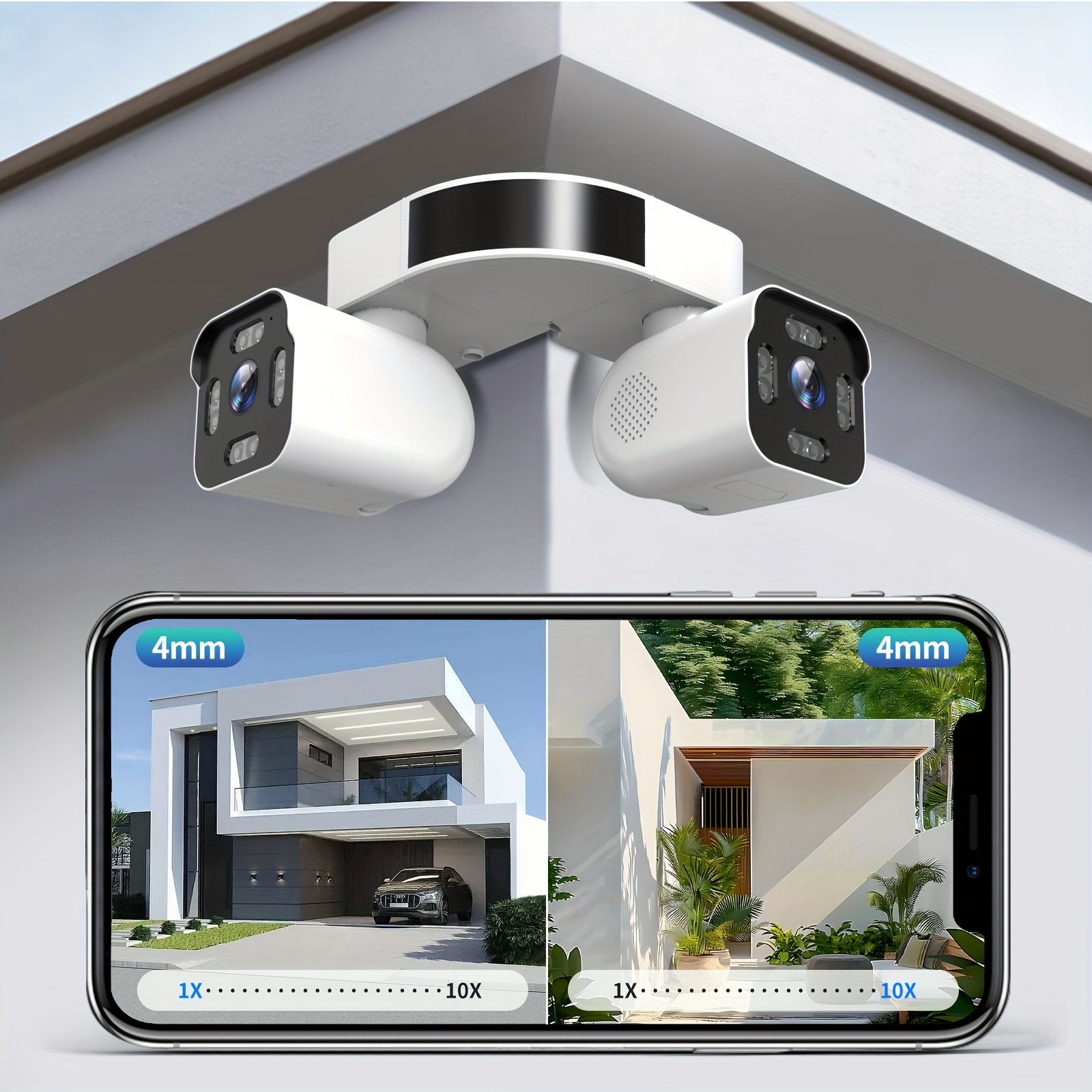 4f467784-79f3-41fa-81d1-32437ecb4102.jpg Dual Lens PTZ Surveillance , 2.4G WiFi Outdoor Monitor with Rotation, Motion Detection, Two-Way Audio, Night Vision, Cloud And SD Card Storage, Outdoor Cameras for Home Security, Property Monitoring, Smart Home Security, Flexible Coverage, Compact Security Cam, Reliable Performance, Weatherresistant Housing, Cloud Storage, Security Professionals, Remote Monitoring - Image 1