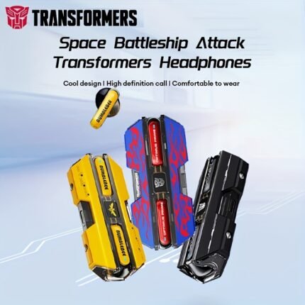Transformers TF-T01 | Genuine Authorization Design, Full - Range Auditory Experience | Collectors & Audiophiles | Music Enjoyment, Movie Watching | Exclusive Wireless Headphones, Licensed Design