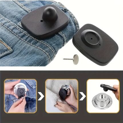 Professional Stainless Steel Tag Remover Tool - Heavy-Duty Rust-Resistant with Quick-Release Lever Mechanism & Smooth Polish Surface for Fast & Label Removal, Compatible with Retail Inventory, Price Tags, Adhesive Labels (No Residue) -