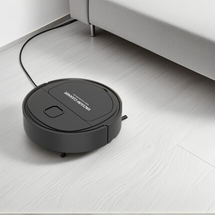 1pc Smart Vacuum Mop Combo, 2 Colors Available, USB Charging, Powerful Suction, Slim & Narrow Design, Quiet Operation, Ideal for Pet Hair and Hard Floors | Automatic Direction Robot Cleaner