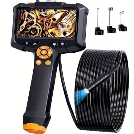 16.5ft Borescope Camera With Light, 4.3"/2.4" Endoscope Camera With Light, IP67 Endoscope, 1080 HD Inspection Camera, Snake Camera, Endoscope Camera Gadgets For Men