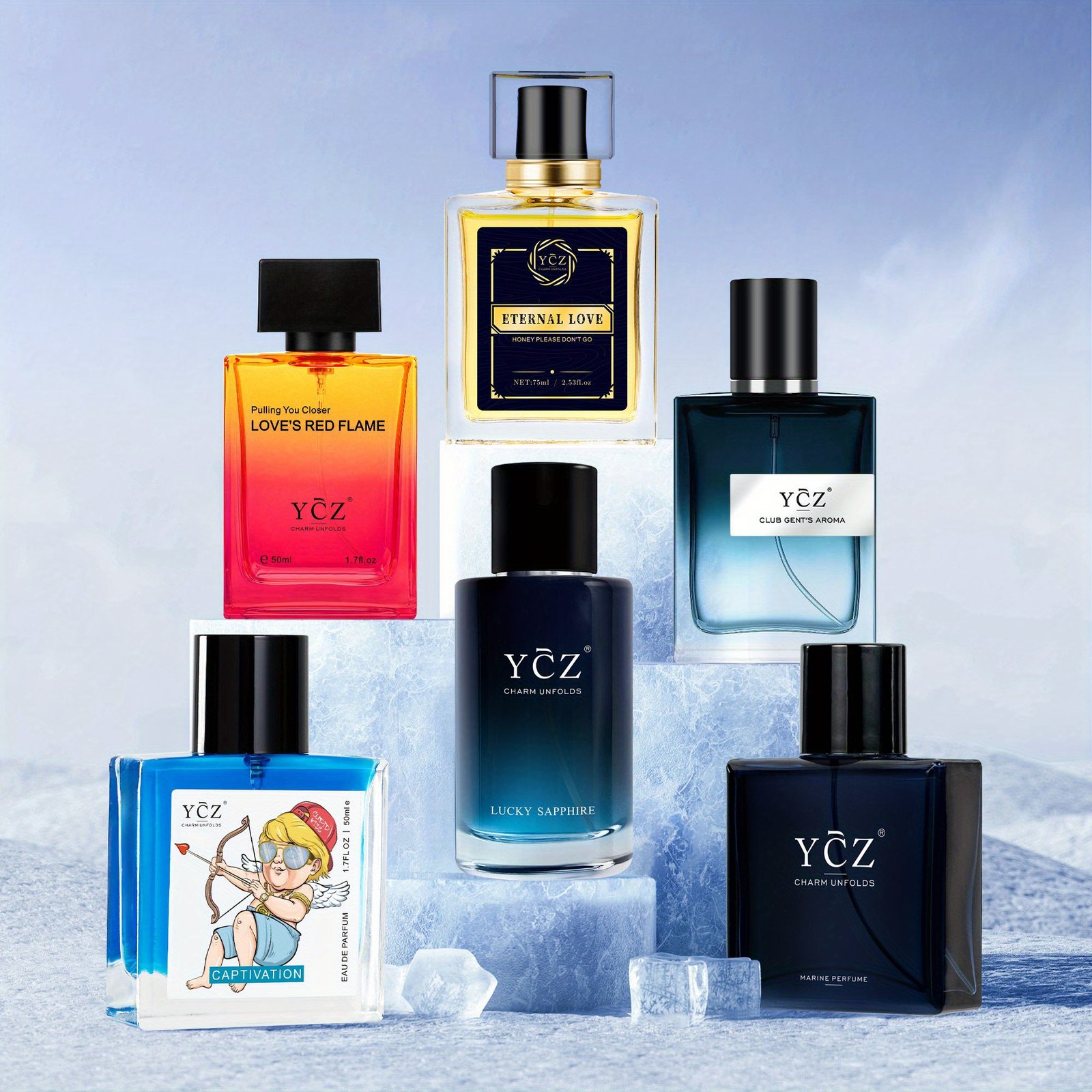 57047bf4b29a497086770d9f3b375050-goods.jpeg YCZ Men'S Mystery Fragrance (1.7 Oz, 2.53 Oz) - Ginger Meets Musk, Mysterious And Deep, Ideal for Valentine'S Day/ Father'S Day, Gift Box, Premium Design | Unique Charms - Image 1