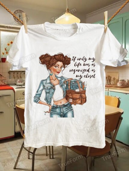 Sarcastic 1950s Funky Retro Housewife, Sassy Mom Quotes - Mens Loose Fit Classic Tee - Bold American Style, Durable, Soft 100% Cotton, Women Suggest Order One Size Small - Printed and Ships From The USA