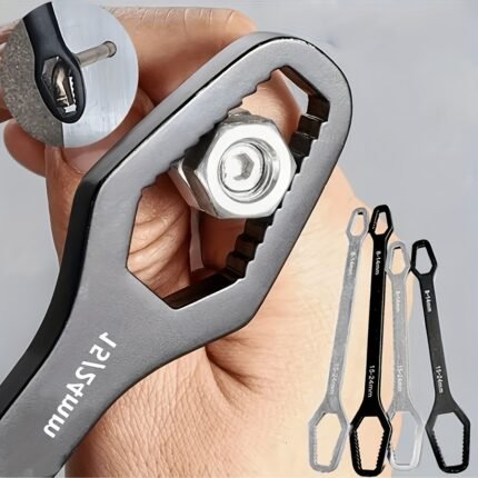 Adjustable Double-Ended Wrench | 3-17 Mm | Suitable for Automotive And Household Use | Comes in Random Colors