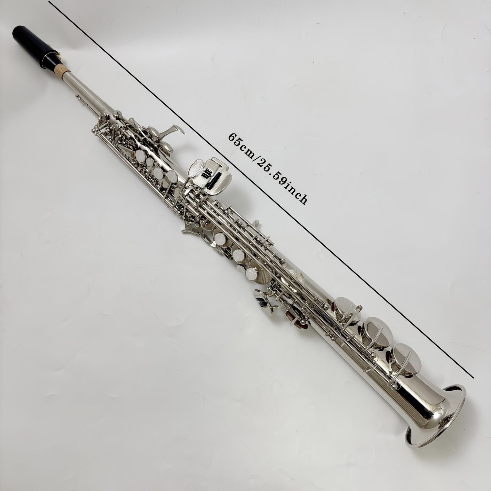 5869cd29-7117-4dd7-828f-5659728e01b5-scaled-1.jpg XINMEL BbB Key Soprano Saxophone, Brass Material, Classic Style, Polished Finish, with Case, Whistle and Maintenance Kit, for Beginners and Professional Performances - Image 1