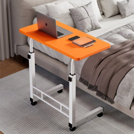 Mobile Lifting Tables, Computer Tables, Height Adjustable, Bedside Computer Tables with Wheels, Sofa Side Tables, 8 Colors Available, Suitable for Bedroom, Dormitory Laptop Stand, Lazy Desk, Coffee Table, Gift