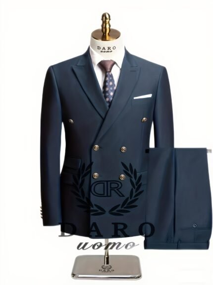 Fashion Business Casual Party Banquet Suit 2pcs Set ( Jacket + Pants), Brooch Style Is Not Fixed, Randomly Given Away. The Pocket Is Decorative Pocket, No Opening, Suitable For Men'S Formal Occasions, Business Meetings, Gatherings, Weddings, Parties, Etc.