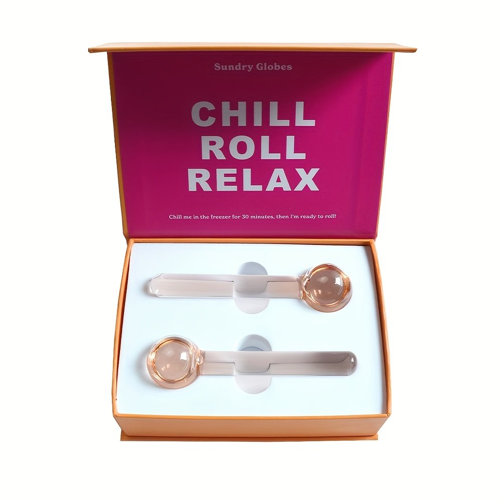 61797114-433b-47dd-9b61-0eaaa33fceff.jpg Beauty Ice Ball - Orange, Small Size, 2-Pack for Cooling & Warm Compress Facial and Eye Massage with Lifting Effect to Aid Essence Absorption, Skincare Routine, Compact Design, Portable Skincare Tool, Hygienic Skincare Tool, Smooth Finish, Skincare Accessory, Athome Spa Lovers, Skincare Enthusiasts - Image 1