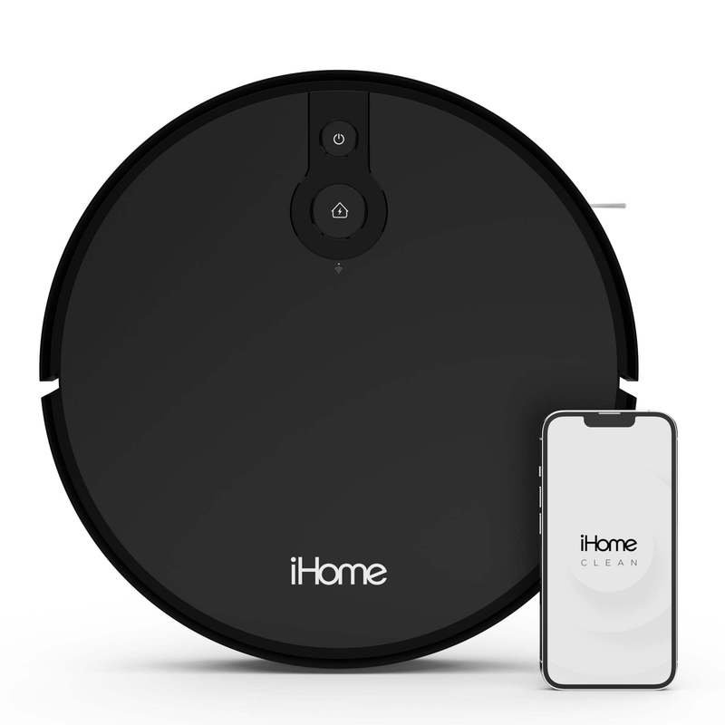 63ed1d76-04db-495b-a6e3-be34aa373672.jpeg iHome AutoVac Eclipse Robot Vacuum - Alexa Compatible, Mapping Technology, 2200 PA Ultra Strong Suction, 120 Min Runtime, App Connectivity & Remote Control - iHRV10Y-BLK - Image 1