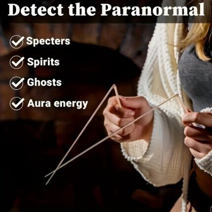 2pcs 99.9% Pure Copper Retractable Divination Rod - Flat Tip Divination Rod - Divination Rod, Probing Rod For Ghost Hunting Tools, Divination Water, Treasure, Buried Items, Industrial Copper Rod