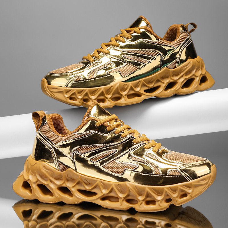 652b95195169495bbeb3d460135b8dfb-goods.jpeg New Men's Shoes Men's Casual Sneakers Mesh Lightweight And Breathable Thick-soled Fashion Running Shoes Men's Suitable For Walking, Jogging, And Daily Wear - Image 1