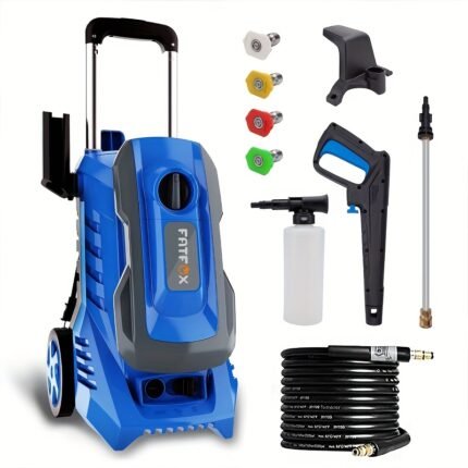 3500PSI Electric High Pressure Washer 2.5GPM Power Washer W/25FT Hose & 16FT Cord - Heavy Duty For Car Washing, Pool, Patio, Fence, Driveway Cleaning(blue)