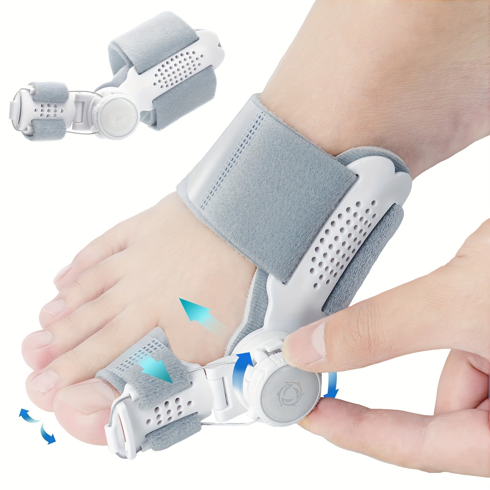 6b5c1f59-29d1-46f0-bef6-0a8cabd3ae98.jpg Adjustable Unisex Corrector, Finger & Toe Support Brace, Breathable Design, All-Day/ Night Wear, Posture Support, Ideal Gift for Father's Day, Mother's Day, Valentine's Day - Image 1
